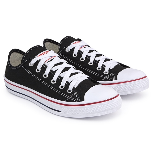 All Star Tênis Allstar Masculino Alstar Converse Feminino Allstars Chuck Taylor Tenil Alstars Preto Cano Baixo Altars Preto