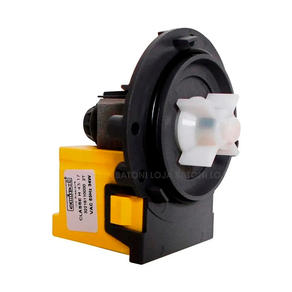 Eletrobomba Lavadora Brastemp 11kg BWL11 BWB11 127V