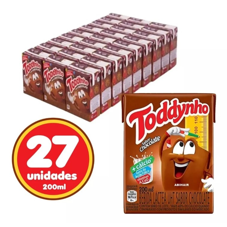 Achocolatado Toddynho 200ml C/27 - Pepsico - Mania Pingo de Mel