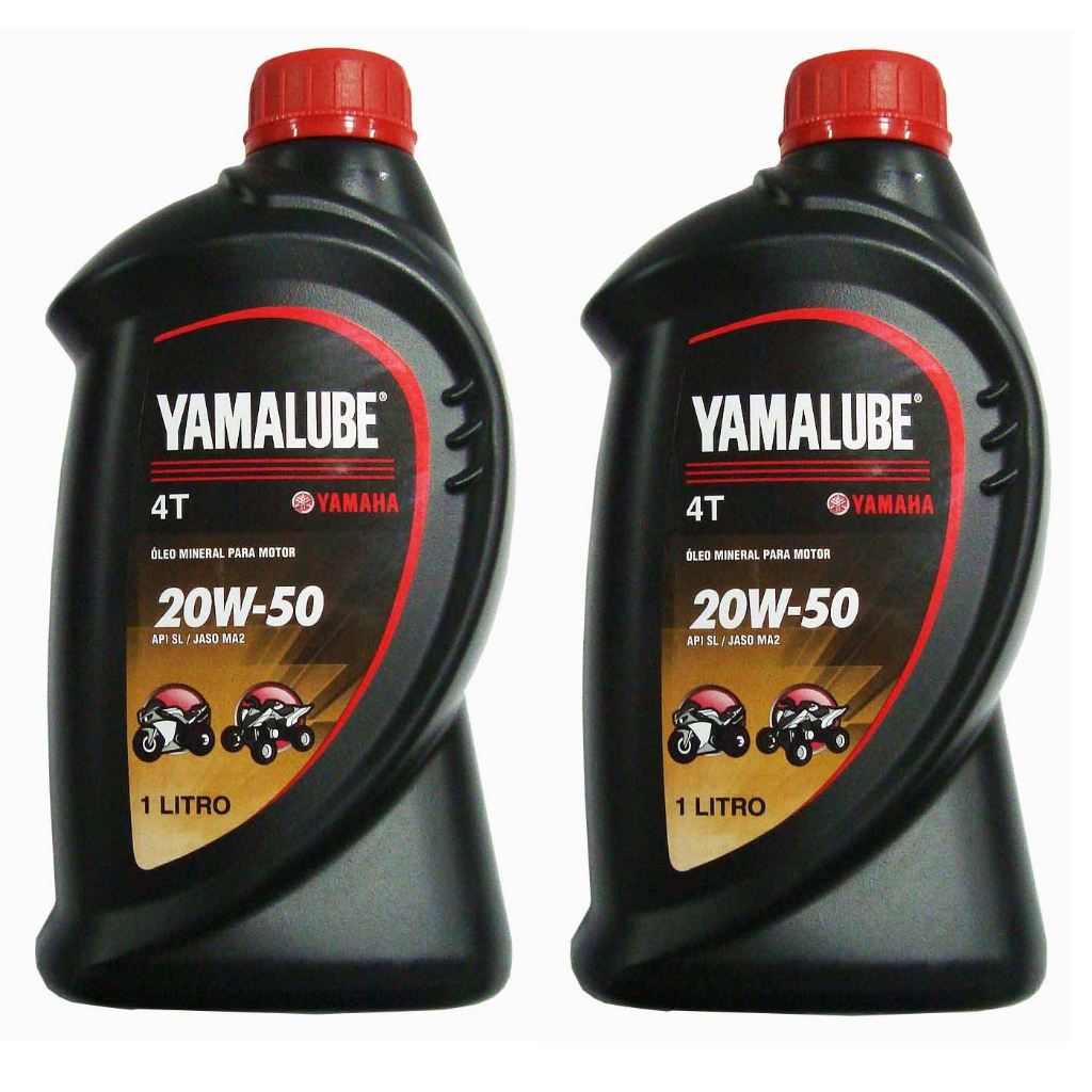 2 Óleo 20w50 Yamalube 4 Tempos Fazer Lander Tenere Ybr