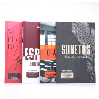 Kit 4 Livros | Capa Dura | Para Vestibular / Literatura Brasileira / Promocional