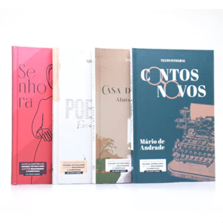 Kit 4 Livros | Capa Dura | Para Vestibular / Literatura Brasileira / Econômico