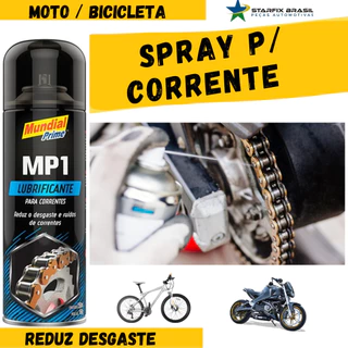 Lubrificante De Corrente Spray 250ML MP1 Mundial Prime.