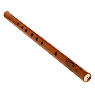 Flauta Chinesa Tradicional 6 Buracos Bamboo Instrumento Musical