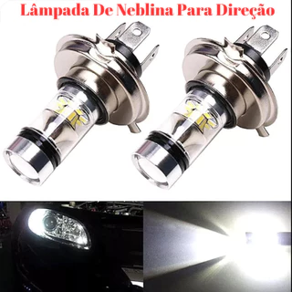 2 Lâmpada H7 De Neblina Para Direção Cor White Farol Carro