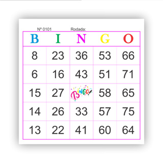 60 Cartelas Baby Bingo De Chá Revelação - Arquivo Pdf