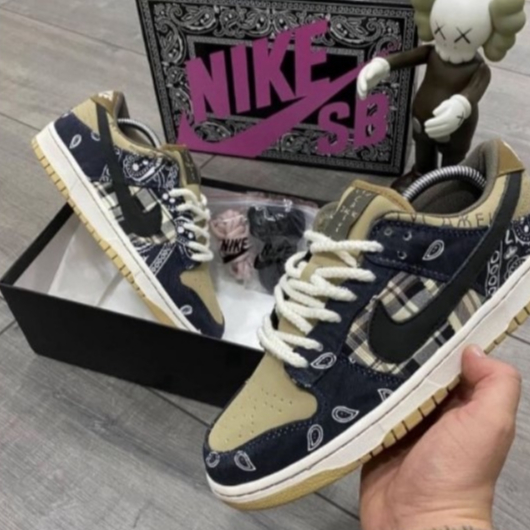 Tenis New Air Force Travis Scott Dunk Do Travis Scott Novidade Cactus Jack De Alta