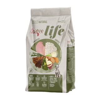 Ração Quatree Life Cães Adultos Raças Médias e Grandes Frango e Arroz - 20kg