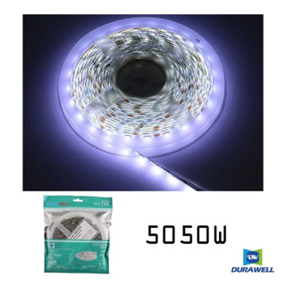 Fita LED SMD 5050 Branco Frio Siliconada 5M 24V a Prova d' Água