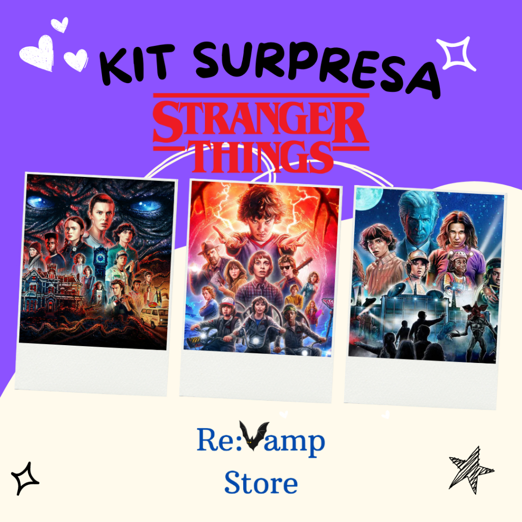 Kit Personalizado da Série Stranger Things | Shopee Brasil