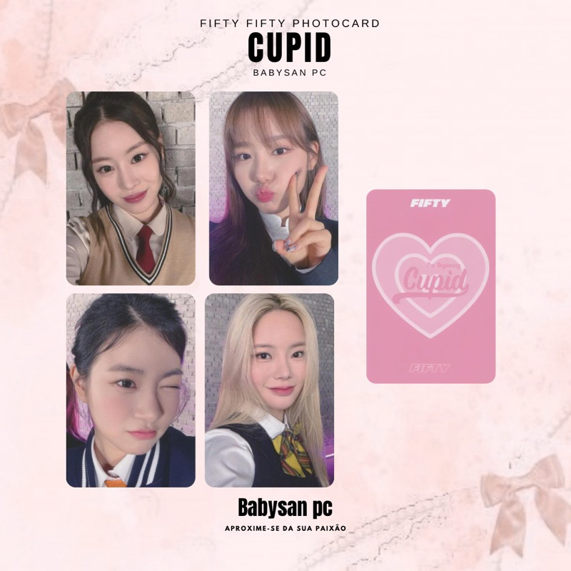 FIFTY FIFTY Photocard Fanmade CUPID ver. 4
