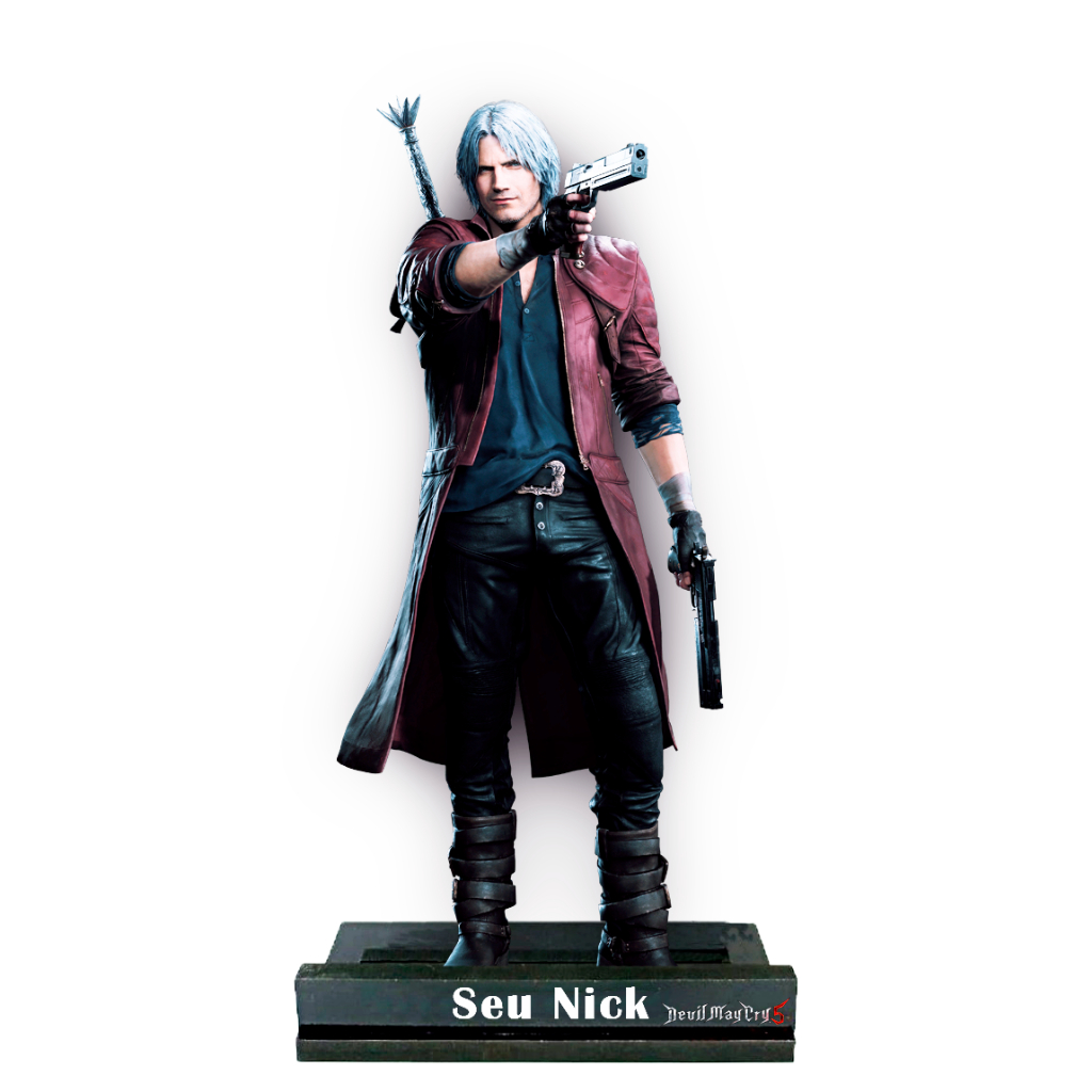 Boneco Grande 25cm Dante Devil May Cry 3: Dante's Awakening