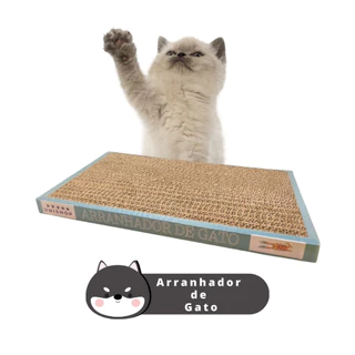 Arranhador Para Gato Anti Estresse de Papelão Ondulado
