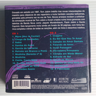 Cd Duplo Tom Jobim Inédito | Shopee Brasil