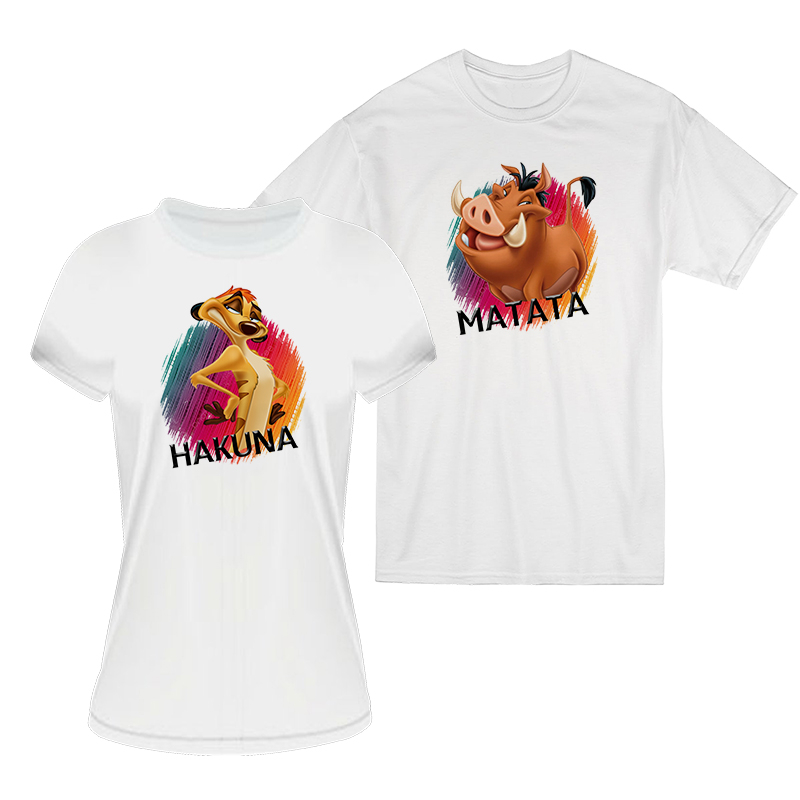 Hakuna Matata T Shirt Timon Et Pumba Lion King Timon Pumbaa T