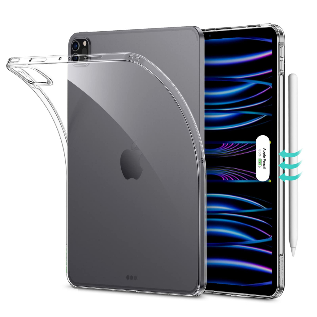 Capa Case Transparente Para Ipad 9, 10, e 6 Mini Otima Qualidade ...