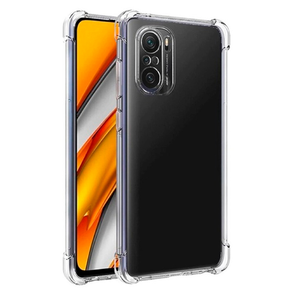 Capa Celular Poco F3 Anti Impacto Transparente Capinha Com Borda Protetora Silicone