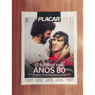 revista futebol placar número 835 - 26 de maio de 1986 com pôster do Santos