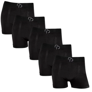 Kit 5 Cueca Box Poliester Microfibra Elastano RP Cuecas Boxer Basicas