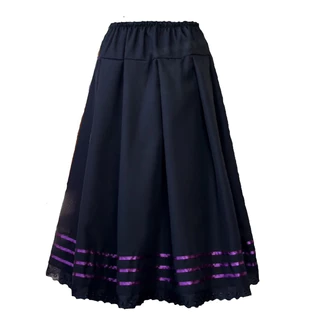 Saia preta e roxa Pombagira Umbanda Candomblé Maria Quitéria Mulambo Rosa Caveira