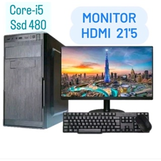 cpu pc intel completo core i5 8gb ssd 480gb monitor hdmi 21