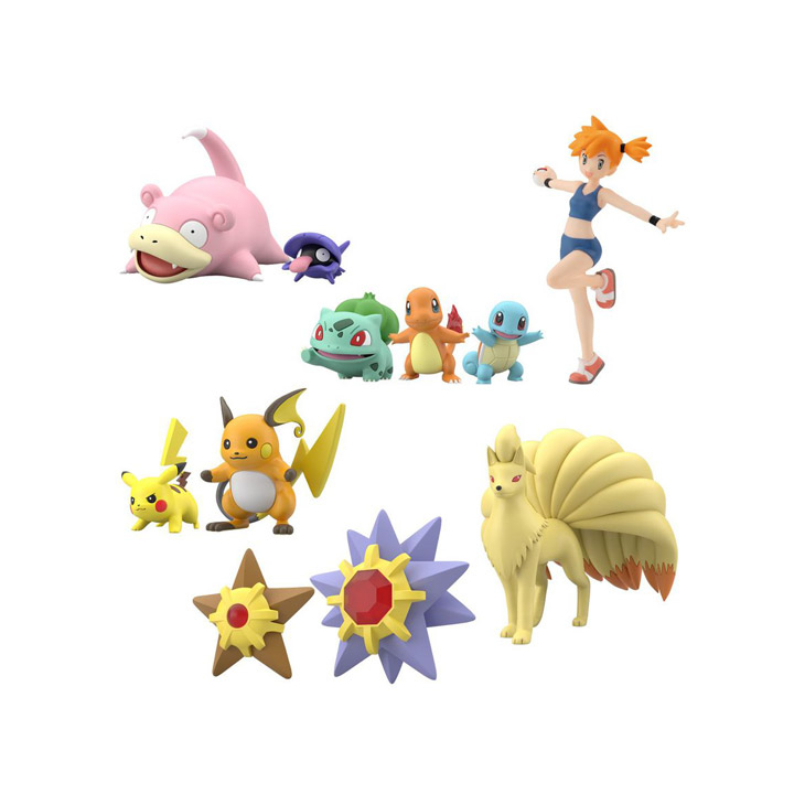 Boneco Pokemon - Scale World Kanto set 3 - Bandai