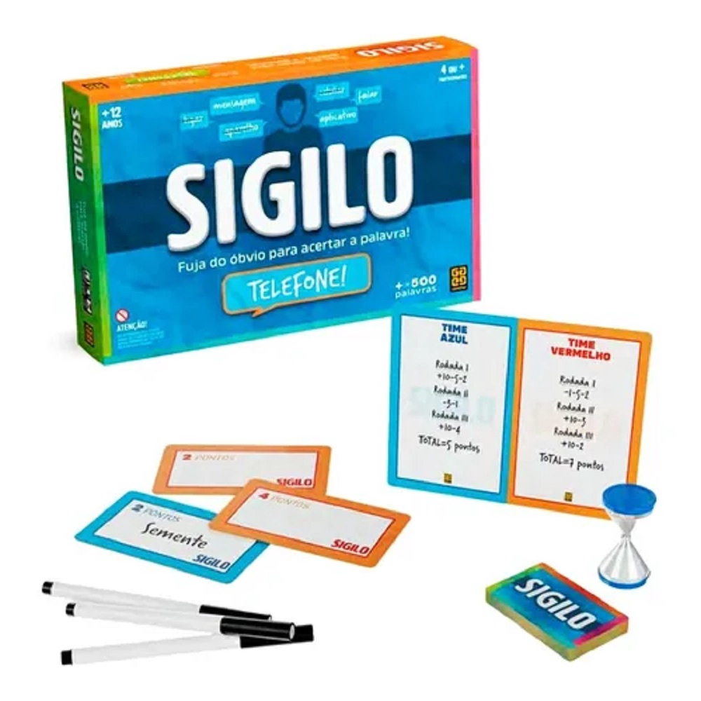 Jogo Sigilo - Loja Grow