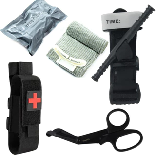 Kit Aph Torniquete + Tesoura + Porta Torniquete + Bandagem