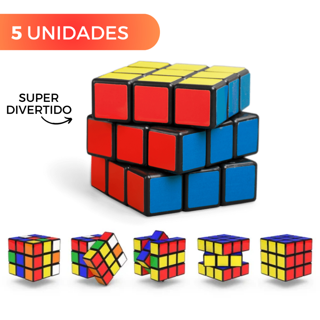 Cubo Mágico Interativo Multicolorido Lembrancinha Aniversário Prenda Festa Junina
