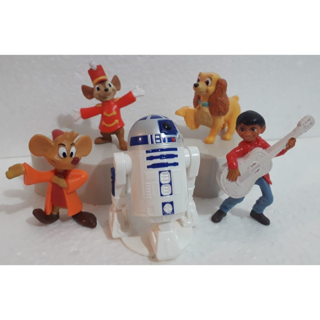 Bonecos em Miniatura Sem Base dos Personagens da Coleção Disney 50 anos ...