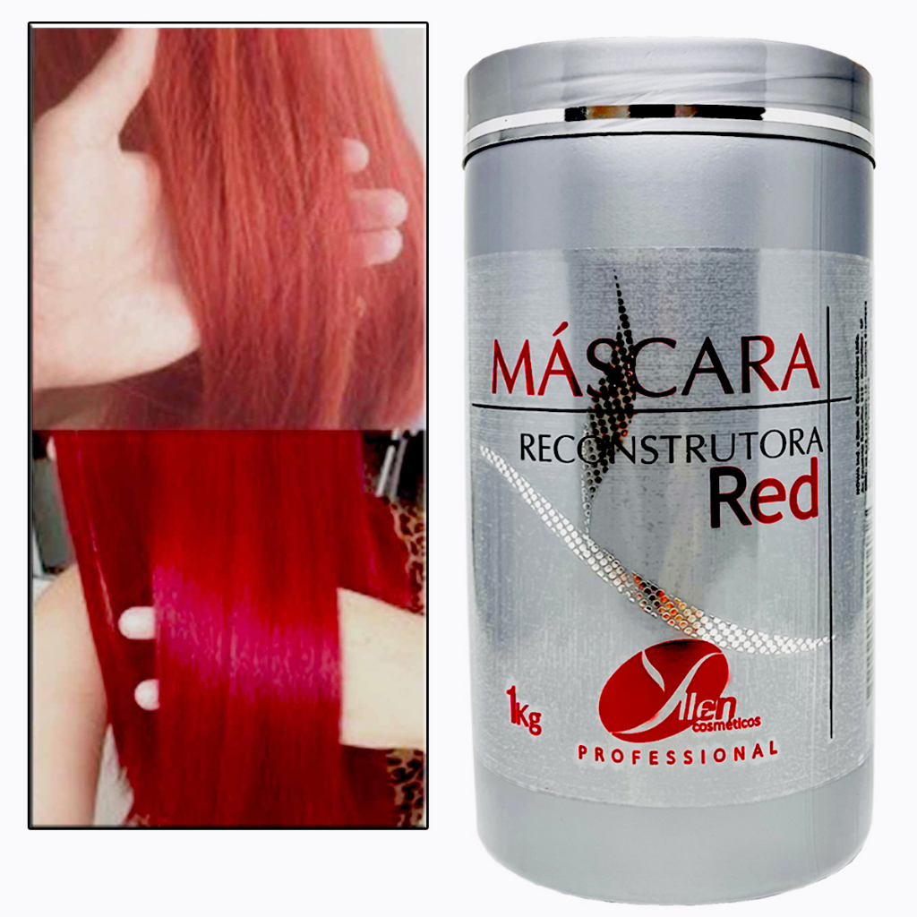 Matizador P Cabelo Vermelho - Máscara Matizadora Red 1kg | Shopee Brasil