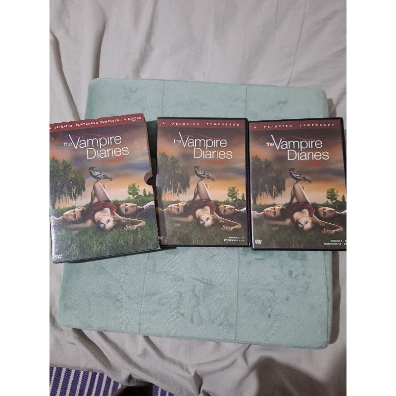 BOX DVDS The Vampire Diáries A Primeira temporada completa | Shopee Brasil