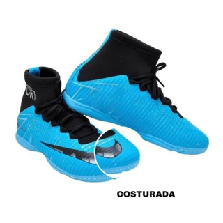 Chuteira futsal cano alto pronta entrega envio imediato