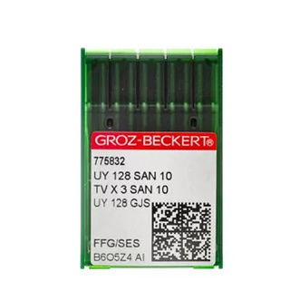 Agulha de costura original Groz-Beckert UY128 SAN 10