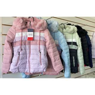 Jaqueta infantil zeep hot sale puffer capuz feminina