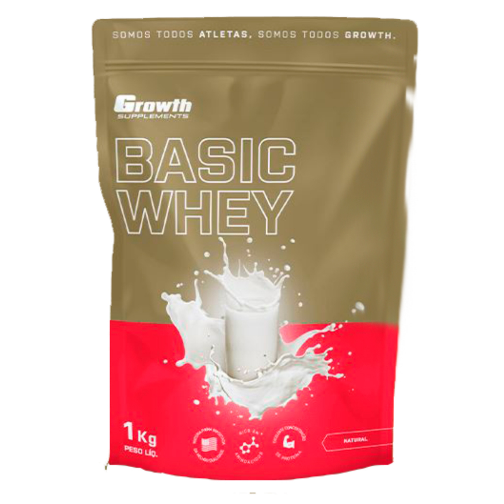 Basic Whey Protein NATURAL – 1Kg – Growth Supplements