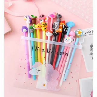 kit com 12 unidades caneta gel fofa Personagens Animadas Kawaiii（12 modelos diferentes）