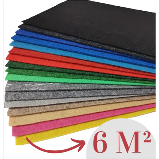 Kit 6m² Carpete 3m x 2m - Forração,Residência,Evento,Sala,Automotivo,QuartoTapete,Festa,Casamento