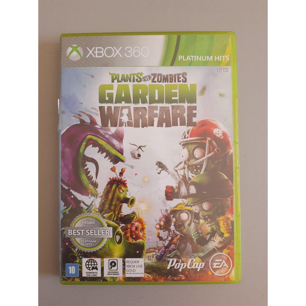 Jeu Plants Vs Zombies Garden Warfare Pour Xbox 360 - Complet Avec Boîtier, En Bon état