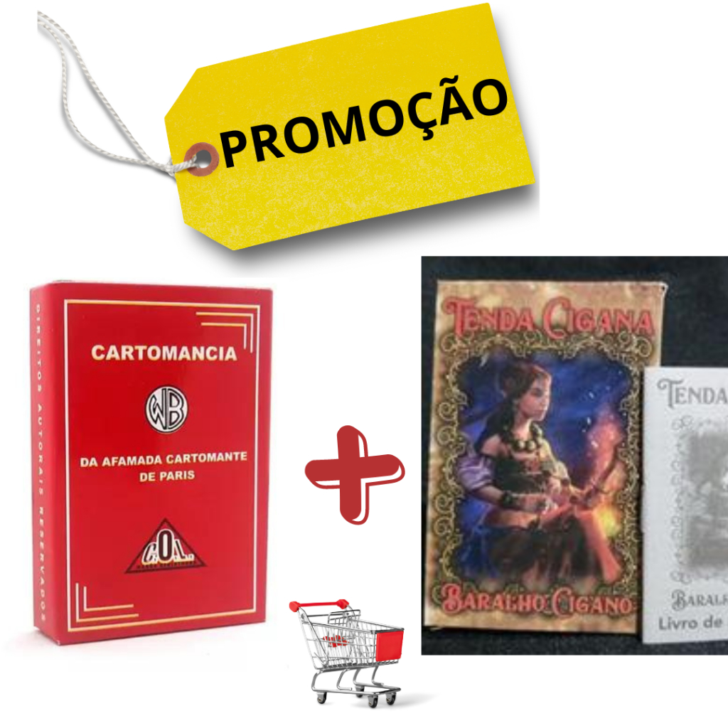 Tarot Cigano - Baralho Com 36 Cartas - Tenda Cigana