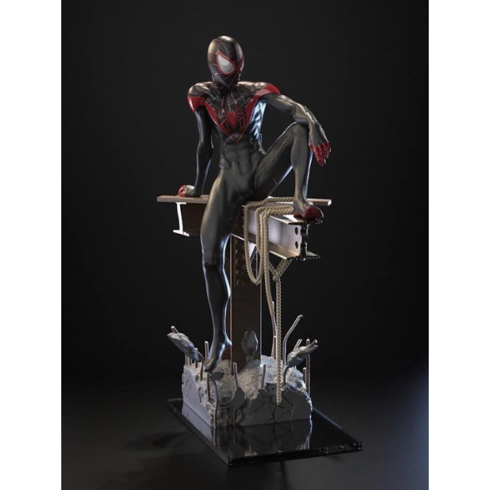 Estátua Homem-Aranha Miles Morales (Spider-Man Miles Morales