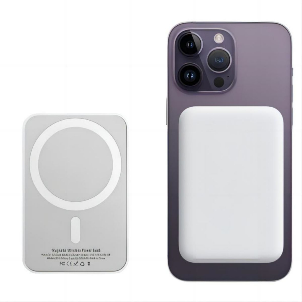 Carregador Magsafe Por Indução Sem Fio Alta qualidade, 5000-10000mAh real Compatível Com iPhone