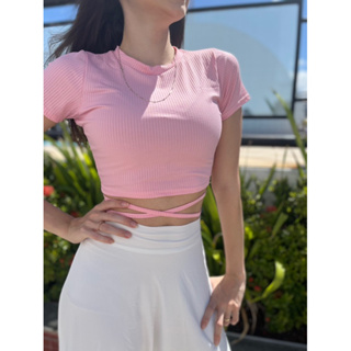 Cropped florido Shein rosa bebê fofo kawaii tendência moda feminina  blogueira