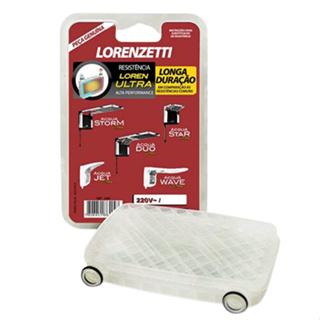 Resistência Lorenzetti Loren Ultra para os chuveiros Acqua Storm Star Original 127V 5500W ou 220V 6800W ou 220V 7800W