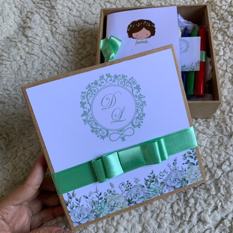 4 caixinhas convite daminhas e pajens, florista segurança aliança