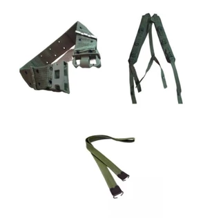 kit Cinto Na Tatico + Suspensório De Serviço + Bandoleira