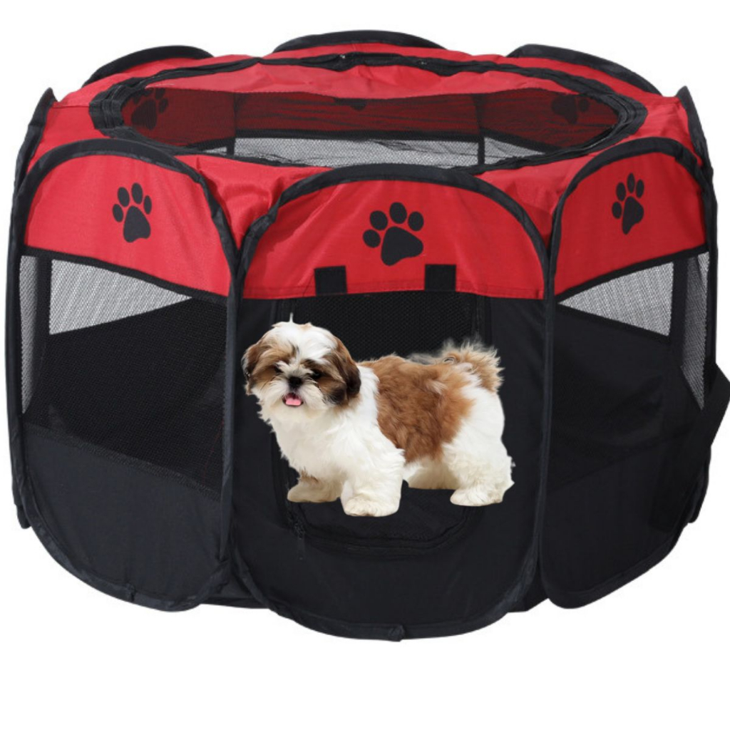 Chiqueirinho Cercadinho Portátil Casinha Dobravel Pet Cercado Cães E ...