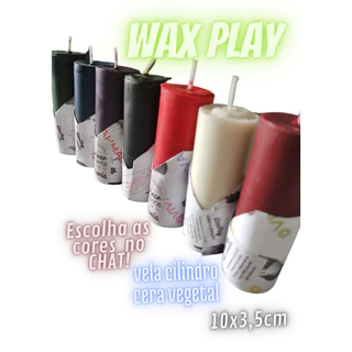Vela para WaxPlay BDSM DARK 100g- cores neutras - Bondage - jogo com cera - sex candle - fetiche