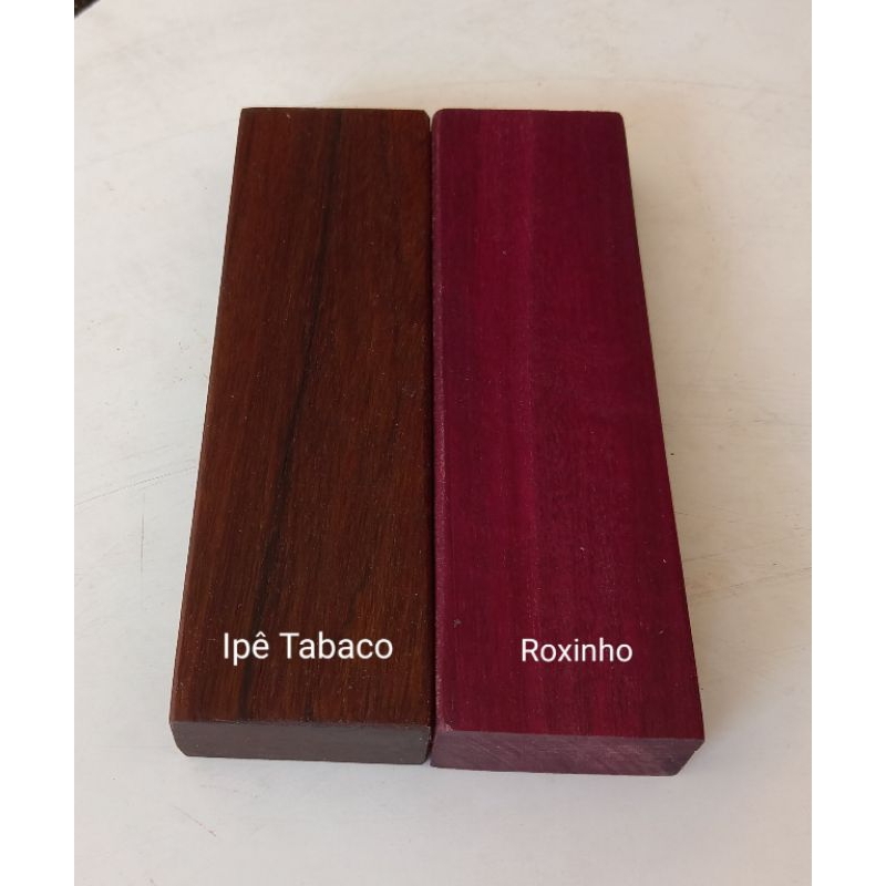 Talas Cutelaria 14x4x2cm - Madeira Cabo Faca ( 2 Pares / 4 Peças )