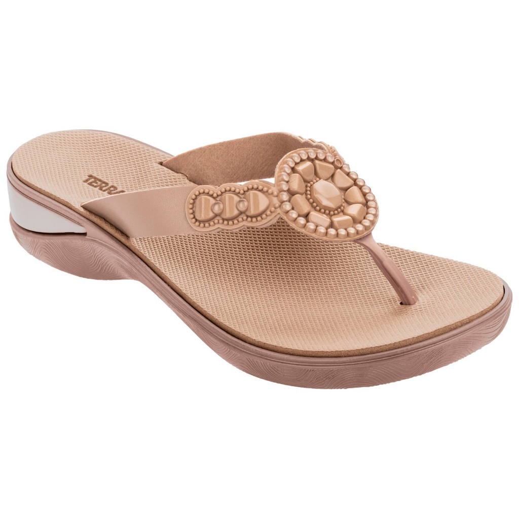 CHINELO TERRA E ÁGUA ORIGINAL CONFORTÁVEL ORTOPEDICO FEMININO